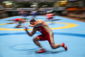 آخرین تمرین تیم ملی کشتی پیش از مسابقات جام جهانی آمریکا